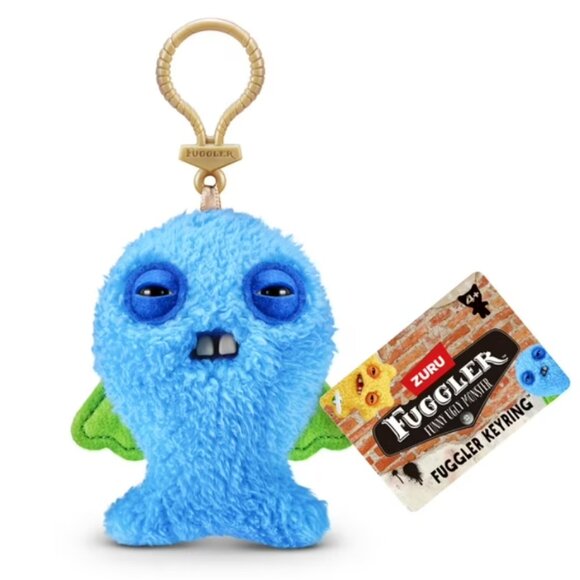 Fuggler Key Rings Series 5 Collectible 5" Monster Plush Keychain, Cod Father - Picture 1 of 3